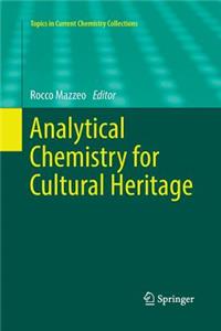 Analytical Chemistry for Cultural Heritage