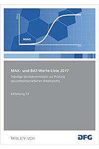 MAK- und BAT-Werte-Liste 2017