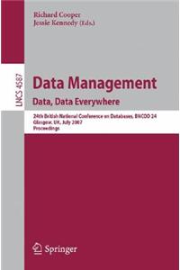 Data Management. Data, Data Everywhere