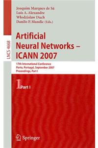 Artificial Neural Networks - ICANN 2007 Part I