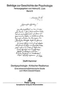 Denkpsychologie - Kritischer Realismus