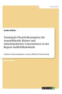 Training-In-The-Job-Konzeption für Auszubildende kleiner und mittelständischer Unternehmen in der Region Saalfeld-Rudolstadt