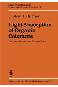 Light Absorption of Organic Colorants