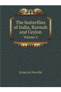 The Butterflies of India, Burmah and Ceylon Volume 2