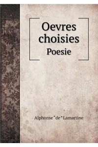 Oevres choisies Poesie