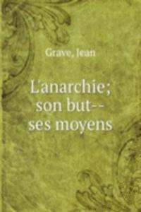 L'anarchie; son but--ses moyens