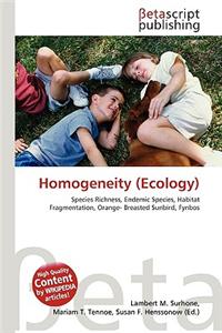 Homogeneity (Ecology)