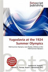 Yugoslavia at the 1924 Summer Olympics