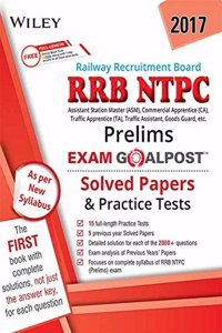 Wiley's RRB NTPC (Prelims) Exam Goalpost Solved Papers and Practice Tests