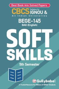Gullybaba IGNOU BAG 5th Sem BEGE-145 Soft Skills in English - Latest Edition IGNOU Help Book with Solved Previous Year's Question Papers and Important Exam Notes