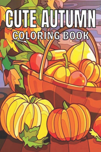 Cute Autumn Coloring Book