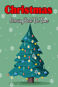 Christmas Coloring Book For Teens