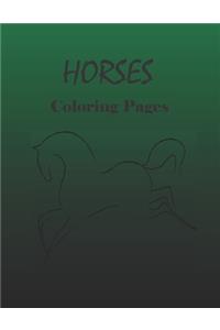 HORSES Coloring Pages