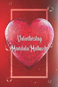 Valentinstag Mandala Malbuch