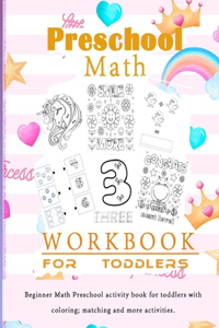 Preschool Math Workbook For Toddlers