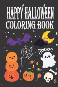 Happy Halloween Coloring Book