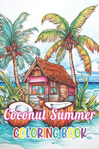 Coconut Summer Coloring Book
