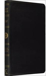 Holy Bible: English Standard Version (ESV) Anglicised Black Leather Thinline edition