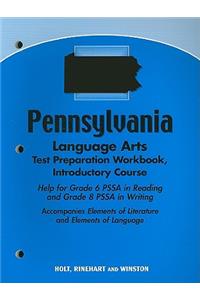 Pennsylvania Language Arts Test Preparation Workbook, Introductory Course