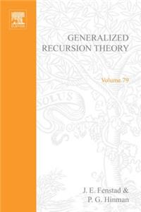 Generalized Recursion Theory