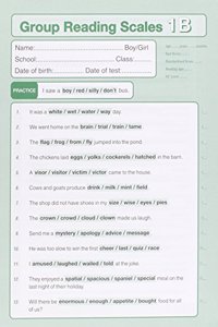 Group Reading Scales Test 1 (Primary) Form B