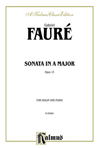 FAURE SONATA OP 13 V