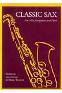 Classic Sax For Alto Saxophone and Piano