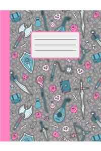 RPG Quest in Teal & Pink
