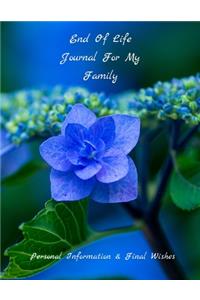 End Of Life Journal For My Family