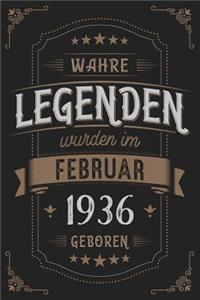 Wahre Legenden wurden im Februar 1936 geboren