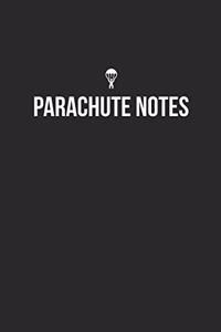 Parachute Notebook - Parachute Diary - Parachute Journal - Gift for Parachuter