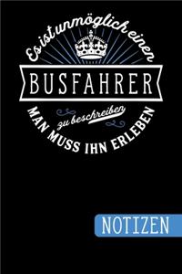 Es ist unmöglich einen Busfahrer zu beschreiben