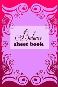 Balance Sheet Book