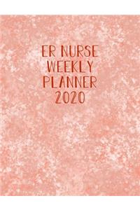 ER Nurse Weekly Planner 2020