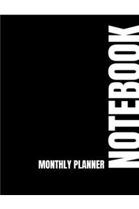 Notebook Monthly Planner