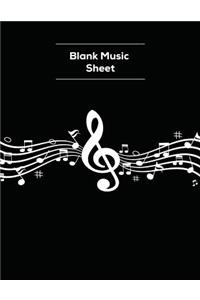 Blank Music Sheet