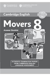 Cambridge English Young Learners 8 Movers Answer Booklet