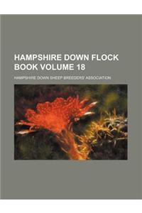 Hampshire Down Flock Book Volume 18