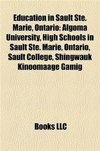 Education in Sault Ste. Marie, Ontario