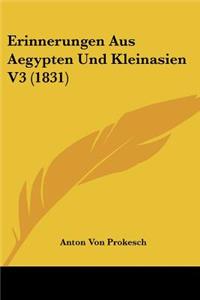Erinnerungen Aus Aegypten Und Kleinasien V3 (1831)