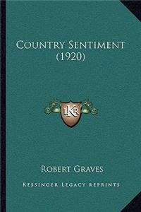 Country Sentiment (1920)