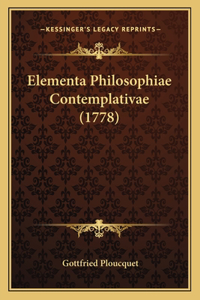 Elementa Philosophiae Contemplativae (1778)