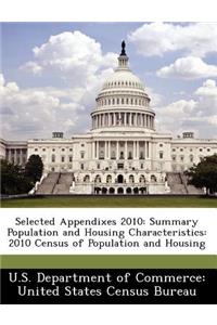 Selected Appendixes 2010