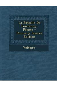 La Bataille de Fontenoy