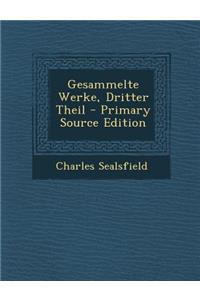 Gesammelte Werke, Dritter Theil