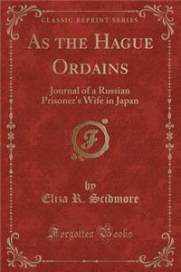 As the Hague Ordains