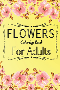 Flowers Coloring Book For Adults