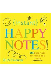 2015 Instant Happy Notes Boxed Calendar