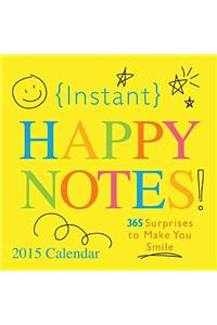 2015 Instant Happy Notes Boxed Calendar