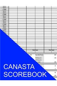 Canasta Scorebook